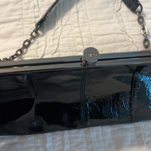 Chic Black Patent Leather HOBO shoulder bag - Picture 2 of 15